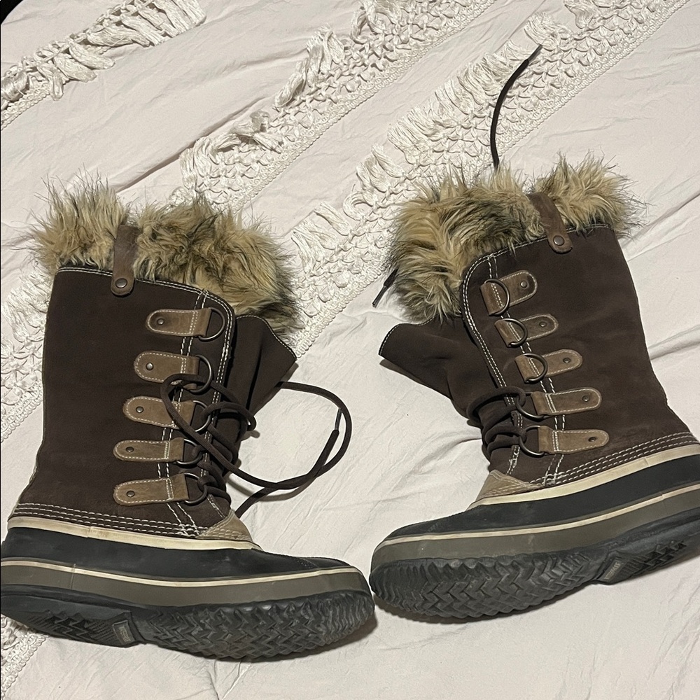 Sorel Fur-Lined Winter Boots